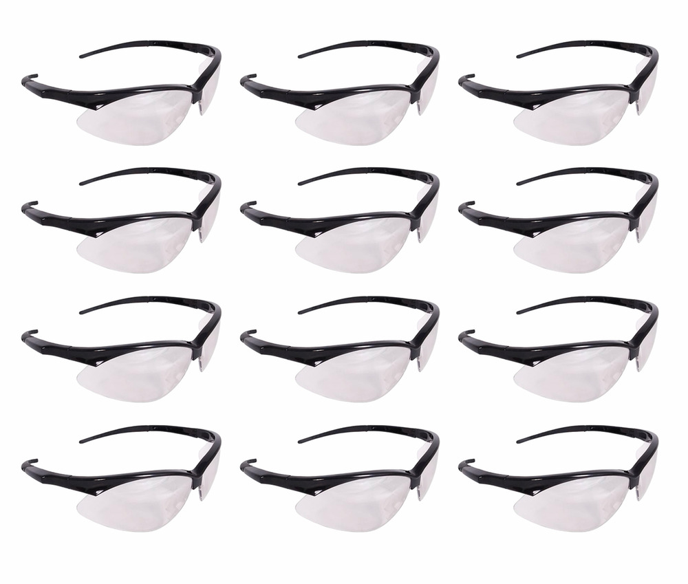 Safety Glasses (12 Pairs) Anti-Scratch Lens, Radians #AP1-90 Rad-Apocalypse PPE